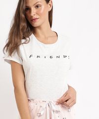 Pijama-Feminino-Friends-Manga-Curta-Cinza-Mescla-9957568-Cinza_Mescla_4