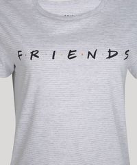 Pijama-Feminino-Friends-Manga-Curta-Cinza-Mescla-9957568-Cinza_Mescla_6