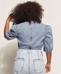 Blusa-Jeans-Feminina-Cropped-Marmorizada-Manga-Bufante-Decote-Redondo-Azul-Claro-9961022-Azul_Claro_2