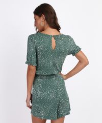 Macaquinho-Feminino-com-Botoes-Estampado-Floral-Manga-Curta-Bufante-Verde-Claro-9954553-Verde_Claro_2