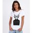 Blusa-Feminina-Gato--Some-Critique--Manga-Curta-Decote-Redondo-Off-White-9706030-Off_White_1