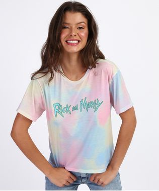Blusa-Feminina-Rick-and-Morty-Estampada-Tie-Dye-Manga-Curta-Decote-Redondo-Multicor-9961959-Multicor_1