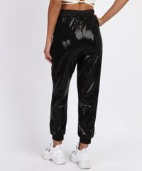 Calca-de-Paetes-Feminina-Jogger-Cintura-Alta-Preta-9964001-Preto_2