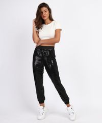 Calca-de-Paetes-Feminina-Jogger-Cintura-Alta-Preta-9964001-Preto_3