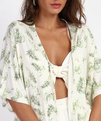 Kimono-Feminino-Estampado-de-Poa-e-Folhagens-Manga-Curta-Branco-9960973-Branco_4