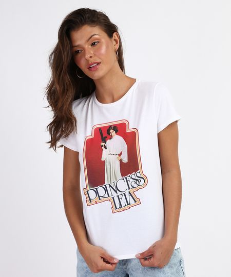 Blusa-Feminina-Leia-Star-Wars-Manga-Curta-Decote-Redondo-Off-White-9962099-Off_White_1