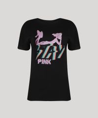 Blusa-Feminina-Pantera-Cor-de-Rosa-Manga-Curta-Decote-Redondo-Preta-9964401-Preto_5