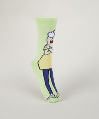 Meia-Feminina-Warner-Rick-And-Morty-Cano-Alto-Verde-9960914-Verde_1