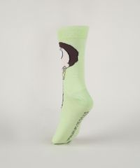 Meia-Feminina-Warner-Rick-And-Morty-Cano-Alto-Verde-9960914-Verde_3