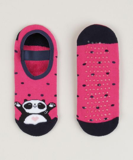 Meia-Sapatilha-Infantil-Panda-Estampada-Poa-Antiderrapante-Rosa-9957342-Rosa_1 Meia-Sapatilha-Infantil-Panda-Estampada-Poa-Antiderrapante-Rosa-9957342-Rosa_1