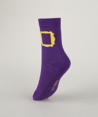 Meia-Feminina--Friends--Cano-Alto-Roxa-9961823-Roxo_2