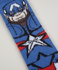 Meia-Infantil-Capitao-America-Cano-Medio-Azul-9962623-Azul_2
