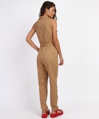 Macacao-de-Sarja-Feminino-com-Botoes-e-Faixa-para-Amarrar-Marrom-9946107-Marrom_2