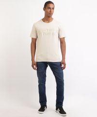 Camiseta-Masculina--That-s-Not-My-Problem--Manga-Curta-Gola-Careca-Bege-9957587-Bege_3