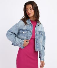 Jaqueta-Jeans-Feminina-Get-Your-com-Bolso-Azul-Claro-9961709-Azul_Claro_1