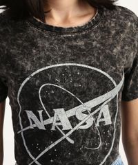 Blusa-Feminina-Marmorizada--NASA--Manga-Curta-Decote-Redondo-Cinza-9941773-Cinza_2