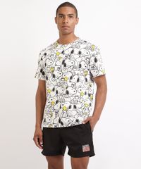 Shorts-Masculino-de-Elastico-com-Logo--NASA--Preto-9945963-Preto_3