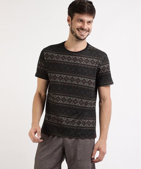 Camiseta-Masculina-Estampada-Etnica-Manga-Curta-Gola-Careca-Preta-9959721-Preto_1
