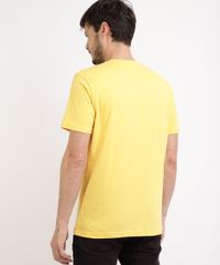 Camiseta-Masculina--University--Manga-Curta-Gola-Careca-Amarela-9963296-Amarelo_4
