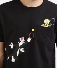 Camiseta-Masculina-Piu-Piu-e-Frajola-Manga-Curta-Gola-Careca-Preta-9963299-Preto_2