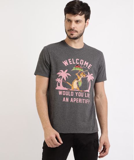 Camiseta-Masculina-Timao-O-Rei-Leao-Manga-Curta-Gola-Careca-Cinza-Mescla-Escuro-9963617-Cinza_Mescla_Escuro_1