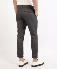 Calca-Masculina-Estampada-Xadrez-Alfaiatada-Slim-Chumbo-9965476-Chumbo_2