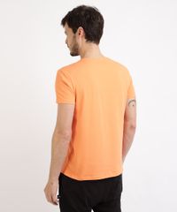 Camiseta-Masculina-Basica-com-Elastano-Manga-Curta-Gola-Careca-Laranja-9209153-Laranja_2