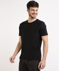 Kit-de-2-Camisetas-Masculinas-Basicas-Manga-Curta-Gola-Careca--Preto-9962735-Preto_6