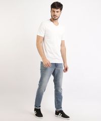 Kit-de-2-Camisetas-Masculinas-Basicas-Manga-Curta-Gola-V-Branco-9962745-Branco_3 Kit-de-2-Camisetas-Masculinas-Basicas-Manga-Curta-Gola-V-Branco-9962745-Branco_3