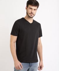 Kit-de-2-Camisetas-Masculinas-Basicas-Manga-Curta-Gola-V-Preto-9962746-Preto_6