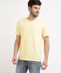 Kit-de-2-Camisetas-Masculinas-Basicas-Manga-Curta-Gola-V-Multicor-9962748-Multicor_2