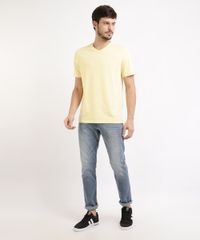 Kit-de-2-Camisetas-Masculinas-Basicas-Manga-Curta-Gola-V-Multicor-9962748-Multicor_3