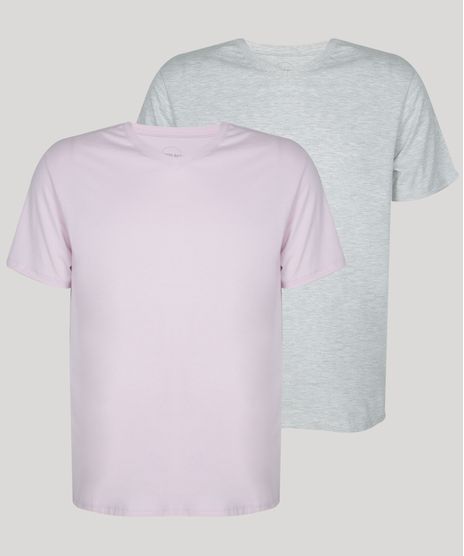 Kit-de-2-Camisetas-Masculinas-Basicas-Manga-Curta-Gola-V-Multicor-9962749-Multicor_1