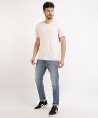 Kit-de-2-Camisetas-Masculinas-Basicas-Manga-Curta-Gola-V-Multicor-9962749-Multicor_3