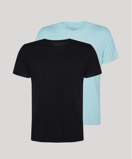 Kit-de-2-Camisetas-Masculinas-Basicas-Manga-Curta-Gola-V-Multicor-9962759-Multicor_1