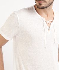 Camiseta-Masculina-Triblend-Manga-Curta-Gola-V-com-Tiras-para-Amarrar-Branca-9942573-Branco_4