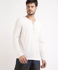 Camiseta-Masculina-Triblend-Manga-Longa-Gola-V-com-Tiras-para-Amarrar-Branca-9943677-Branco_1