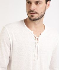 Camiseta-Masculina-Triblend-Manga-Longa-Gola-V-com-Tiras-para-Amarrar-Branca-9943677-Branco_4