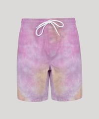 Bermuda-de-Sarja-Masculina-Estampada-Tie-Dye-com-Bolsos-e-Cordao-Multicor-9961852-Multicor_5