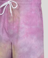 Bermuda-de-Sarja-Masculina-Estampada-Tie-Dye-com-Bolsos-e-Cordao-Multicor-9961852-Multicor_6
