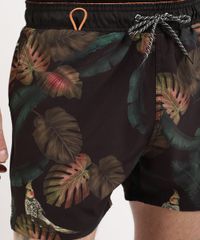 Short-Masculino-Estampado-de-Folhagens-com-elastico--Preto-9965126-Preto_4 Short-Masculino-Estampado-de-Folhagens-com-elastico--Preto-9965126-Preto_4