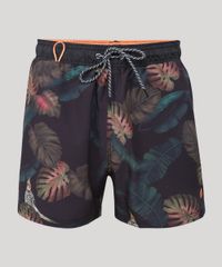 Short-Masculino-Estampado-de-Folhagens-com-elastico--Preto-9965126-Preto_5 Short-Masculino-Estampado-de-Folhagens-com-elastico--Preto-9965126-Preto_5
