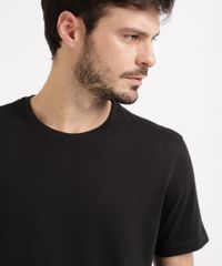 Kit-de-2-Camisetas-Masculinas-Basicas-Manga-Curta-Gola-Careca-Preta-9962758-Preto_5 Kit-de-2-Camisetas-Masculinas-Basicas-Manga-Curta-Gola-Careca-Preta-9962758-Preto_5