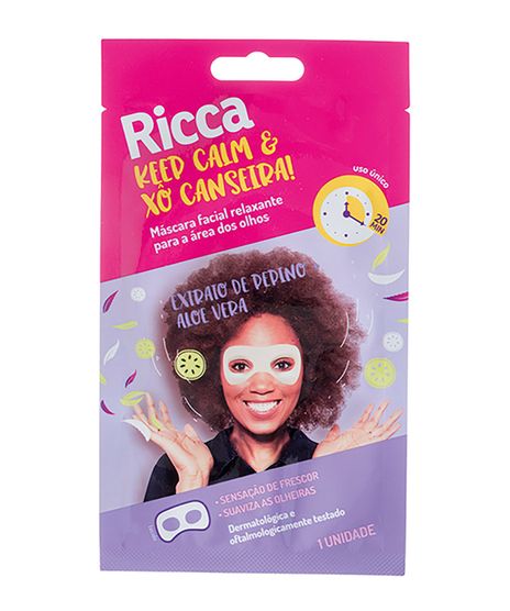Mascara-Facial-Ricca-Relaxante-Para-a-Area-dos-Olhos-Keep-Calm---Xo-Canseira--Unico-9964381-Unico_1