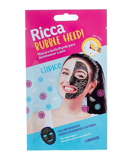 Mascara-Facial-Ricca-Borbulhante-Para-Desintoxicar-a-Pele-Bubble-Help--Unico-9964465-Unico_1