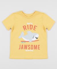 Camiseta-Infantil-Tubarao--Ride-Jawsome--Manga-Curta--Amarela-9953105-Amarelo_1