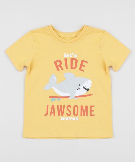 Camiseta-Infantil-Tubarao--Ride-Jawsome--Manga-Curta--Amarela-9953105-Amarelo_1 Camiseta-Infantil-Tubarao--Ride-Jawsome--Manga-Curta--Amarela-9953105-Amarelo_1
