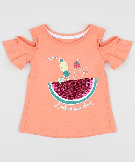 Blusa-Infantil-Melancia-Manga-Curta-com-Vazado-Laranja-9956559-Laranja_1