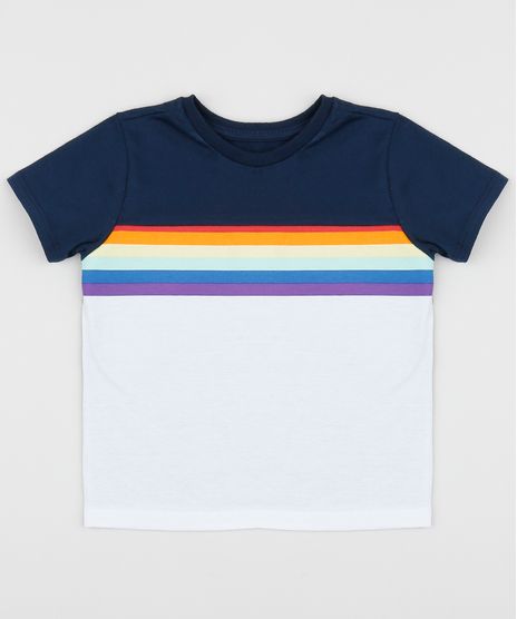 Camiseta-Infantil-Arco-Iris-Manga-Curta-Branca-9961495-Branco_1