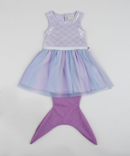 Vestido-Infantil-Sereia-com-Tule-e-Calda-Lilas-9956723-Lilas_1 Vestido-Infantil-Sereia-com-Tule-e-Calda-Lilas-9956723-Lilas_1